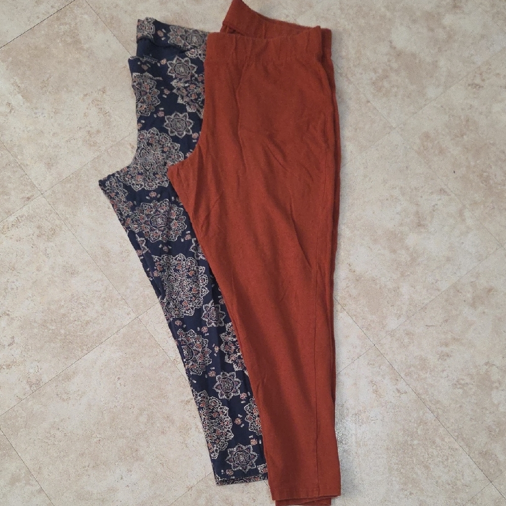 2 Pair Torrid Leggings, Size 3